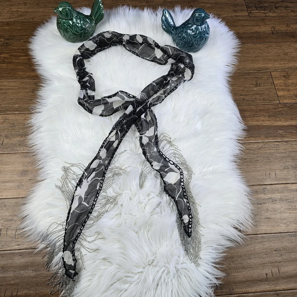 Beaded Boho Gypsy Hippie Festival Scarf Belt